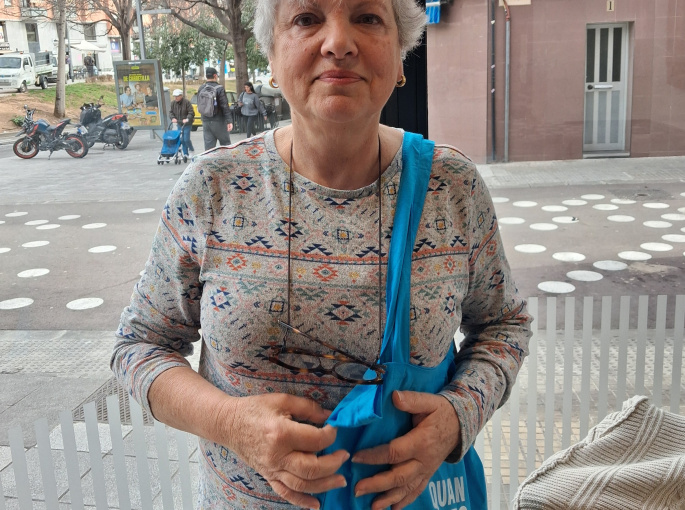 Voluntària del VxL de Santa Coloma de Gramenet