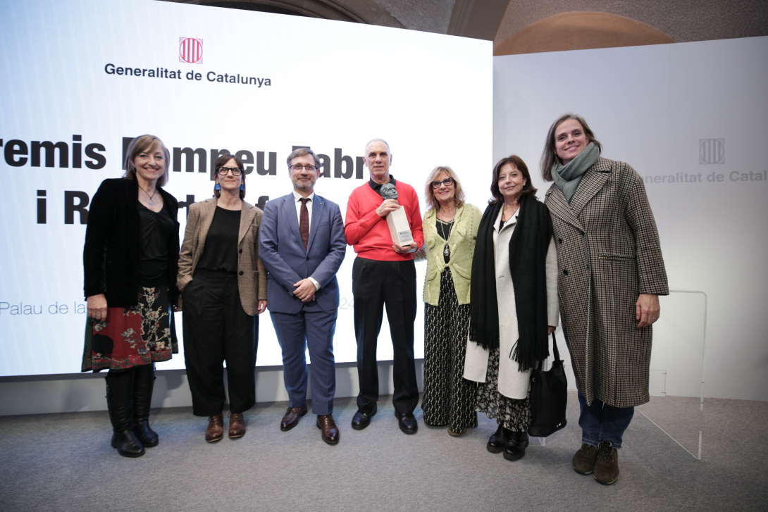 Isidre Pérez, voluntari del VxL, Premi Pompeu Fabra 2024